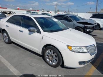  Salvage Lincoln MKZ