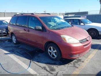  Salvage Toyota Sienna