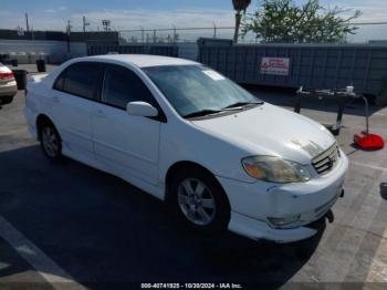  Salvage Toyota Corolla