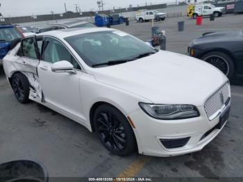  Salvage Lincoln MKZ