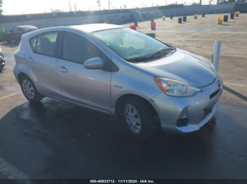  Salvage Toyota Prius c