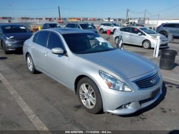  Salvage INFINITI G37