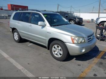  Salvage Toyota Highlander