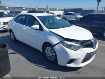  Salvage Toyota Corolla