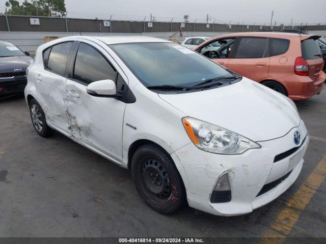  Salvage Toyota Prius c