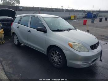  Salvage Toyota Matrix