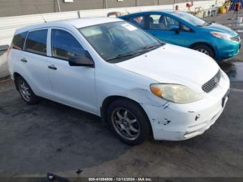  Salvage Toyota Matrix