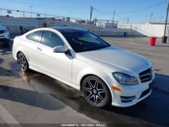  Salvage Mercedes-Benz C-Class