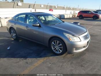  Salvage INFINITI G37