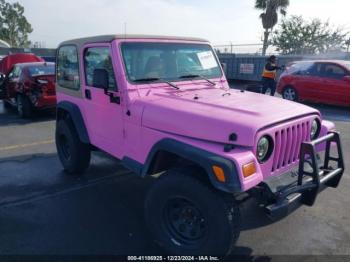  Salvage Jeep Wrangler