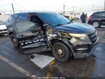  Salvage Ford Utility Police Intercepto