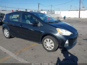  Salvage Toyota Prius c