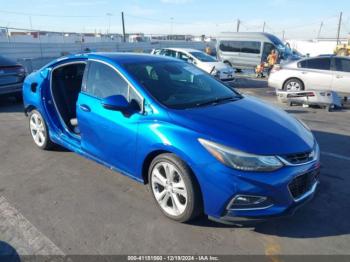  Salvage Chevrolet Cruze