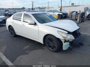  Salvage INFINITI G37