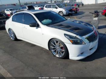  Salvage INFINITI G37x