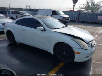  Salvage INFINITI G35