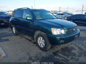  Salvage Toyota Highlander