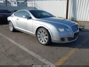  Salvage Bentley Continental Gt