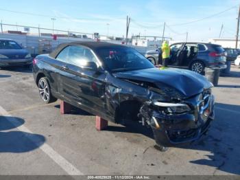  Salvage BMW 2 Series