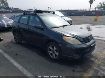  Salvage Toyota Matrix