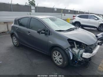  Salvage Toyota Prius c