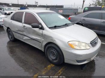  Salvage Toyota Corolla