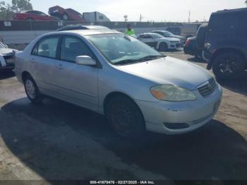  Salvage Toyota Corolla