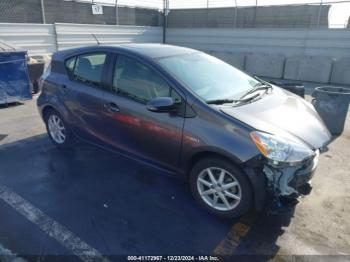  Salvage Toyota Prius c