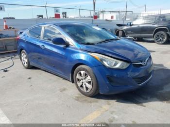  Salvage Hyundai ELANTRA