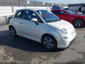  Salvage FIAT 500e