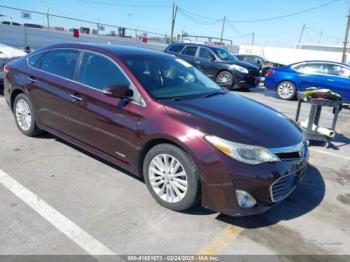  Salvage Toyota Avalon Hybrid