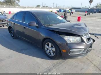  Salvage Chevrolet Cruze