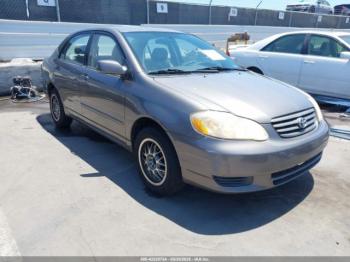  Salvage Toyota Corolla