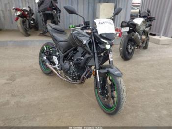  Salvage Yamaha Mt-03