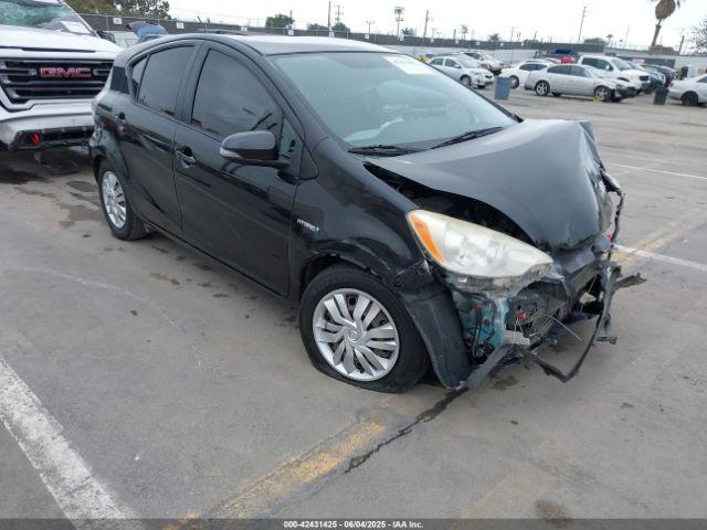  Salvage Toyota Prius c