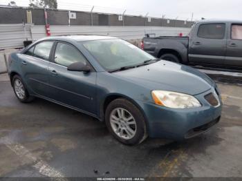  Salvage Pontiac G6