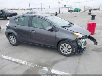  Salvage Toyota Prius c