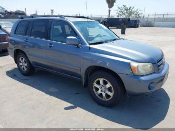  Salvage Toyota Highlander