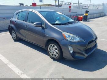  Salvage Toyota Prius c