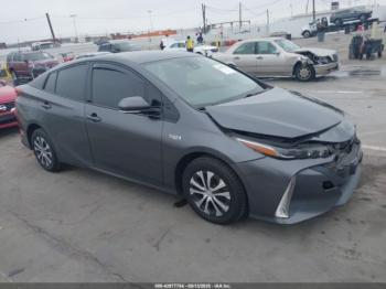  Salvage Toyota Prius Prime