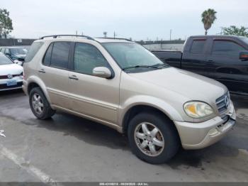  Salvage Mercedes-Benz M-Class