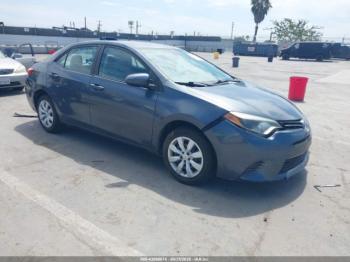  Salvage Toyota Corolla