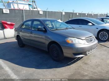  Salvage Toyota Corolla