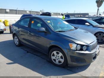  Salvage Chevrolet Sonic