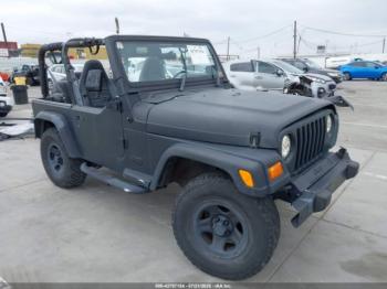  Salvage Jeep Wrangler