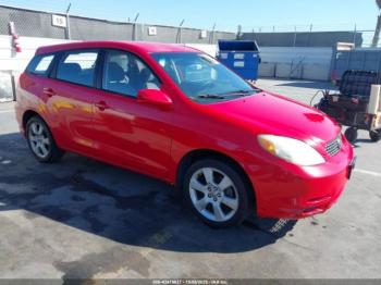 Salvage Toyota Matrix