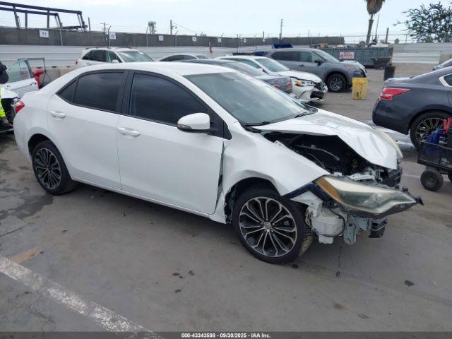  Salvage Toyota Corolla