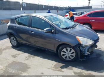  Salvage Toyota Prius c