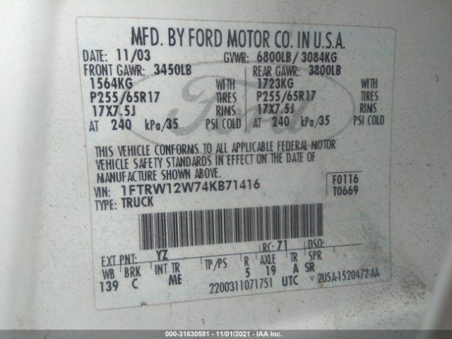 Ford F-150 Xlt Image 9