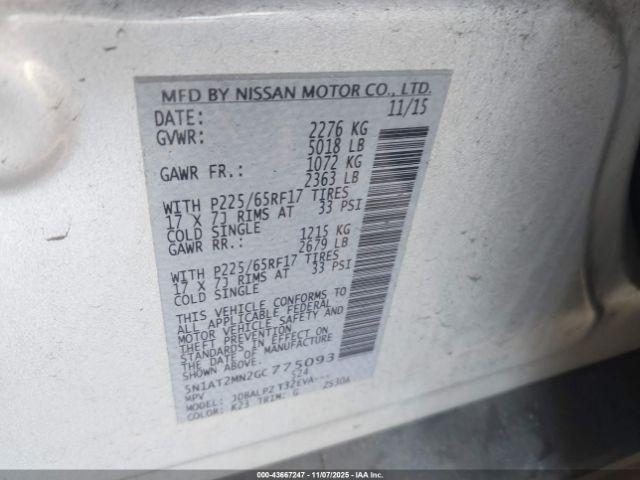 Nissan Rogue S Image 10